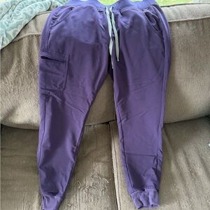Figs purple sky Zamora jogger scrub pant
